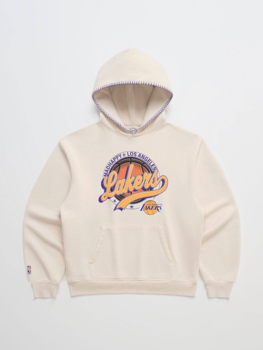 Madhappy Los Angeles Lakers Basketball Fleece Hoodie NWT Sz M
